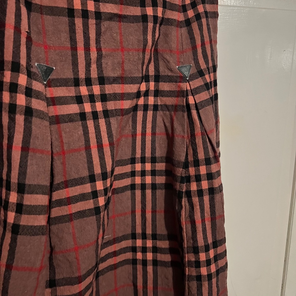 Burberry Blue Label Nova Plaid Pleated Mini Skirt - Picture 4 of 4